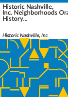 Historic_Nashville__Inc__neighborhoods_oral_history_project