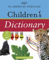 The American heritage children's dictionary