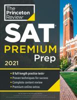 SAT premium prep, 2021